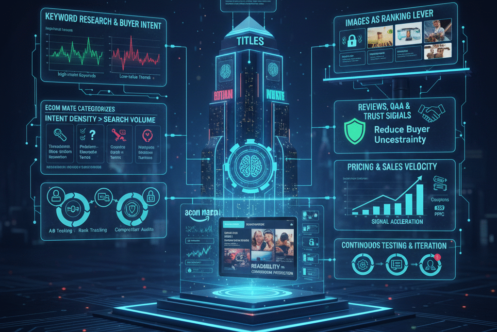 How Ecom Mate Actually Does Amazon SEO For Success: A Data-Driven Ranking Playbook