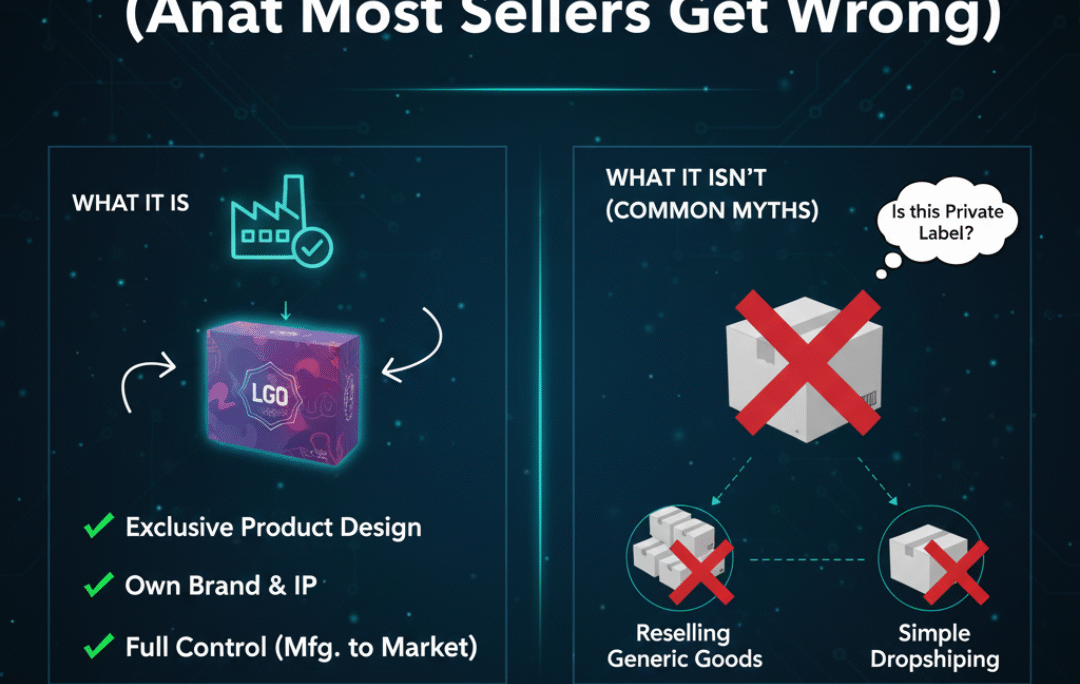 What “Private Label” Actually Means on Amazon (And What Most Sellers Get Wrong)