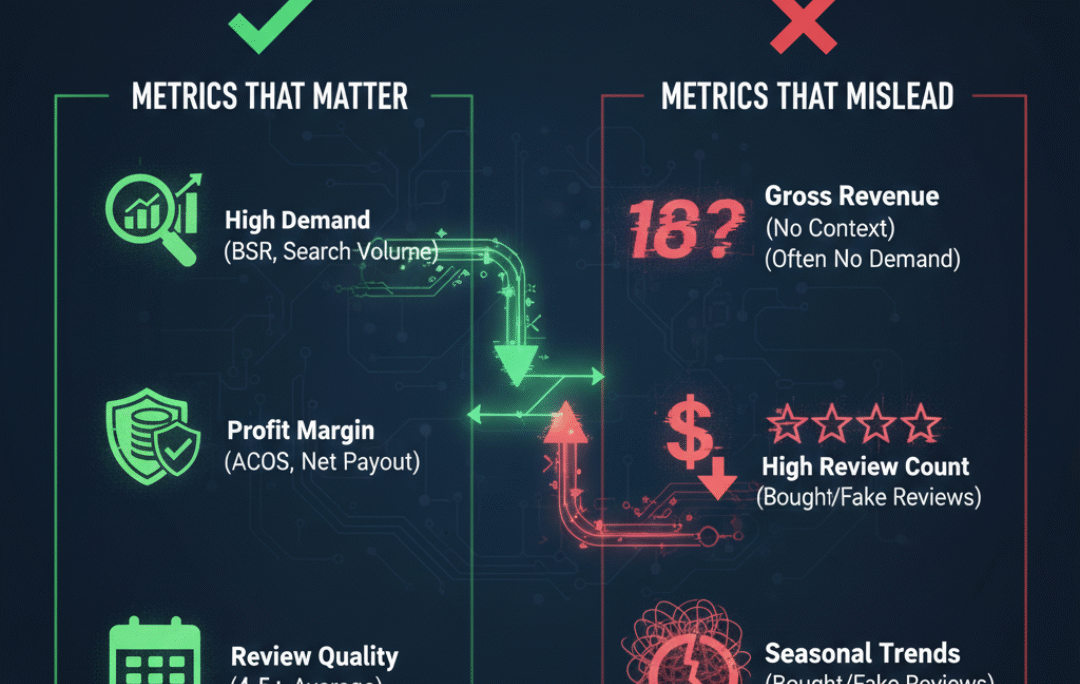 Amazon Product Research: Metrics That Matter vs Metrics That Mislead