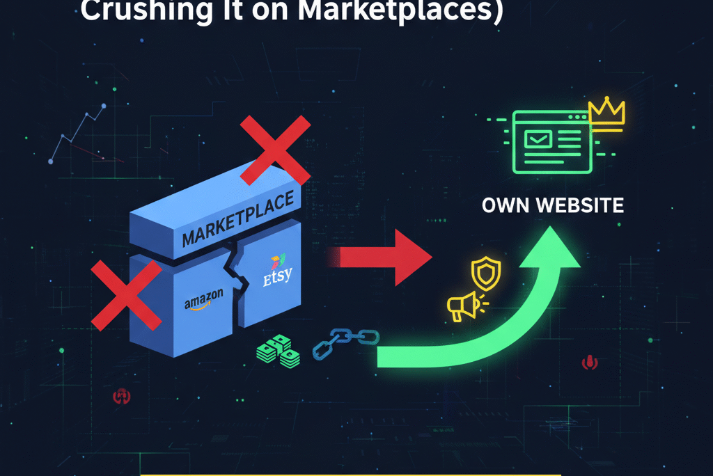 Why Every Serious Ecommerce Brand Needs Its Own Website (Even If You’re Crushing It on Marketplaces)