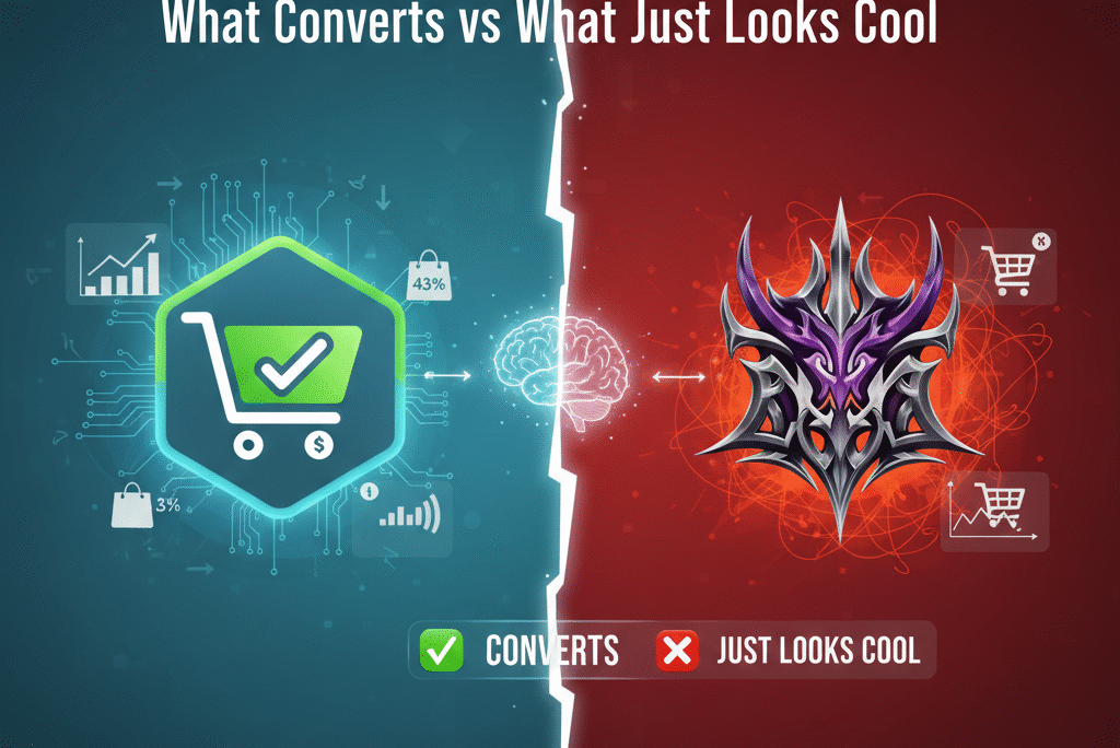Logo Design for Ecommerce: What Converts vs What Just Looks Cool