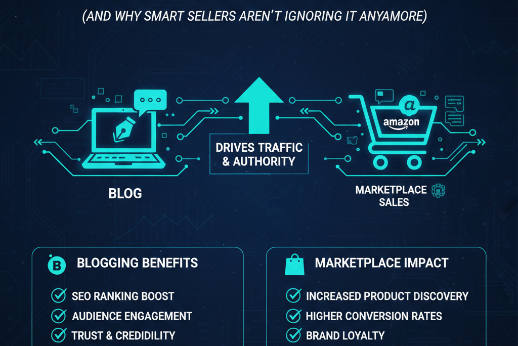 How Blogging Supports Amazon & Marketplace Sales (And Why Smart Sellers Aren’t Ignoring It Anymore)