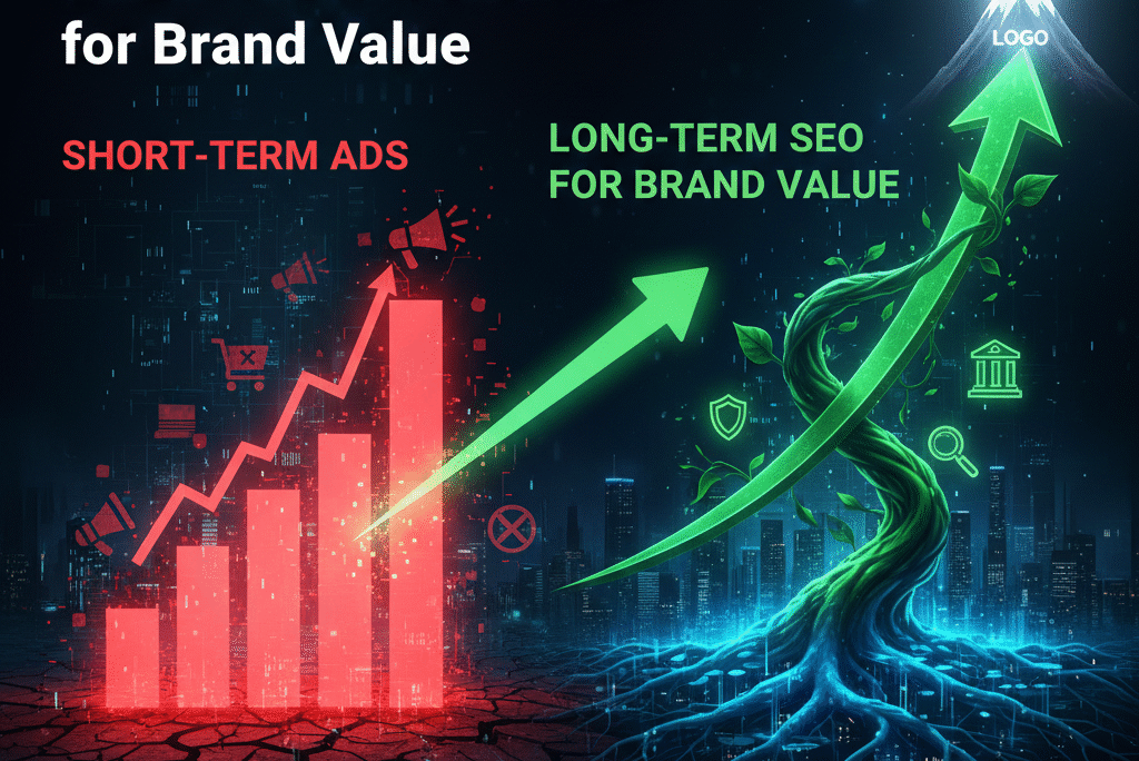 How Important Long-Term SEO Beats Short-Term Ads for Brand Value