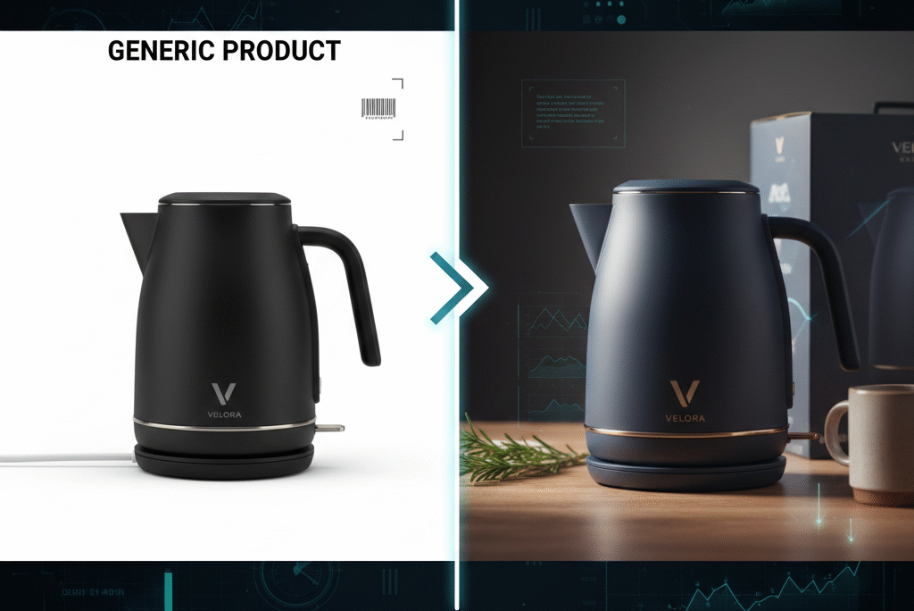 From Generic Product to Brand: Important Visual Transformation Case Study