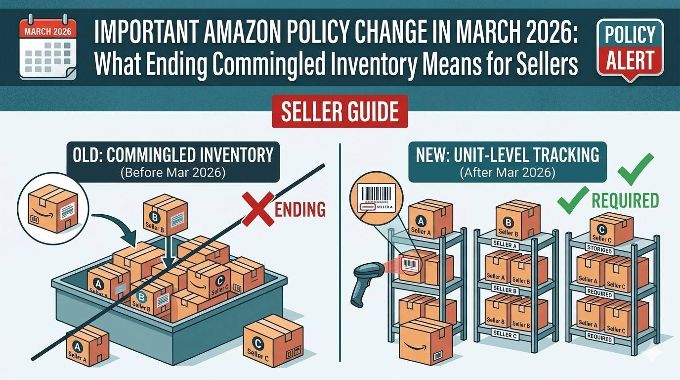 Important Amazon Policy Change in March 2026: What Ending Commingled Inventory Means for Sellers