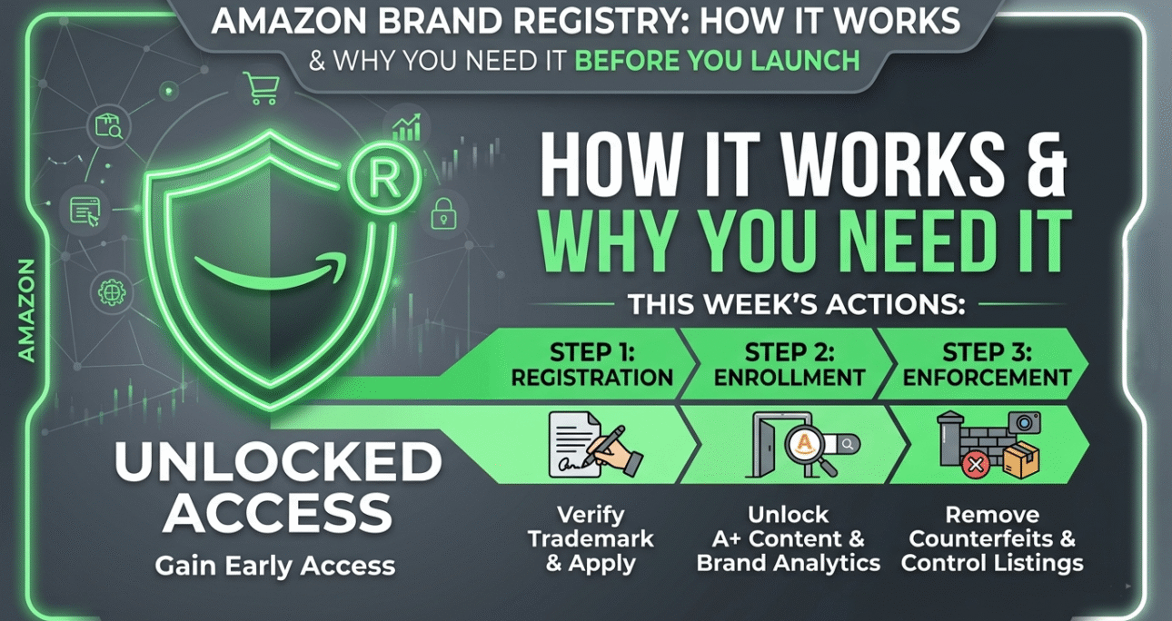 Amazon Brand Registry: How It Works and Why You Need It Before You Launch