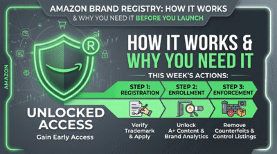Amazon Brand Registry: How It Works and Why You Need It Before You Launch