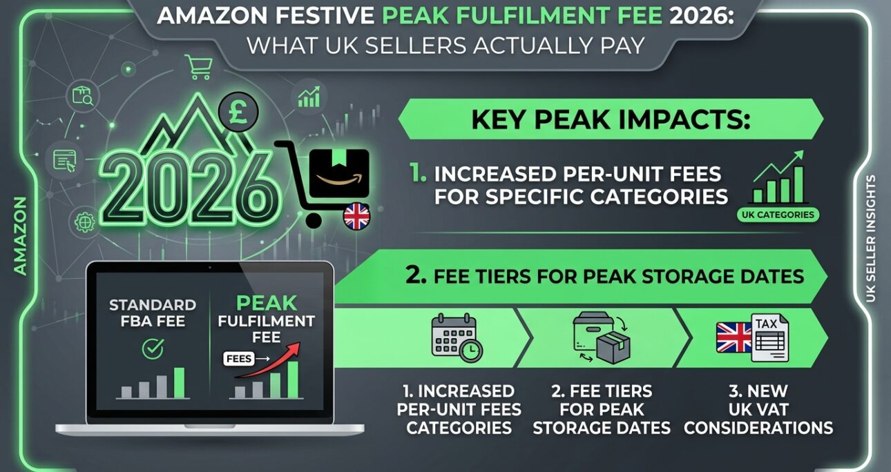 Amazon Festive Peak Fulfilment Fee 2026: What UK Sellers Actually Pay