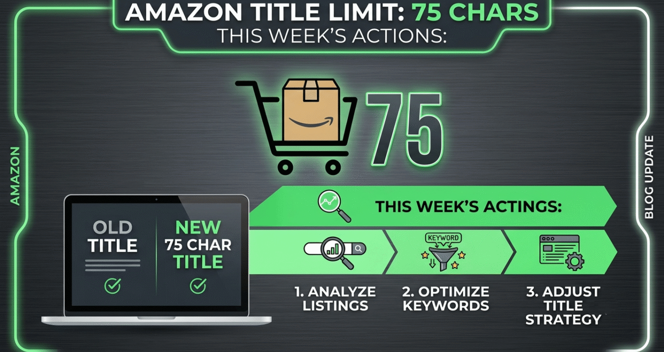 Amazon Cut Your Title to 75 Characters. Here’s What To Do About It This Week